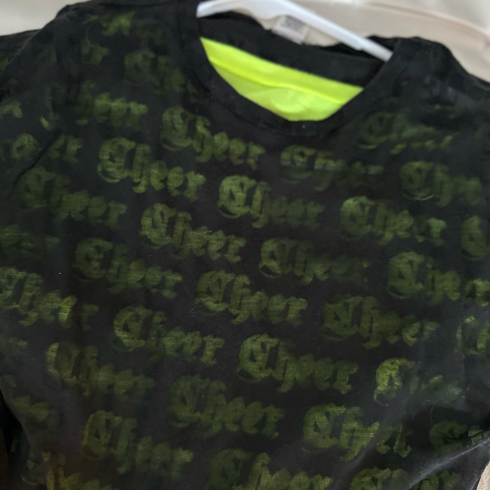 ❤️ 5/25 Fitted Layering Cheer T-Shirt. Transparent CHEER boxercraft girl.